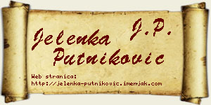 Jelenka Putniković vizit kartica